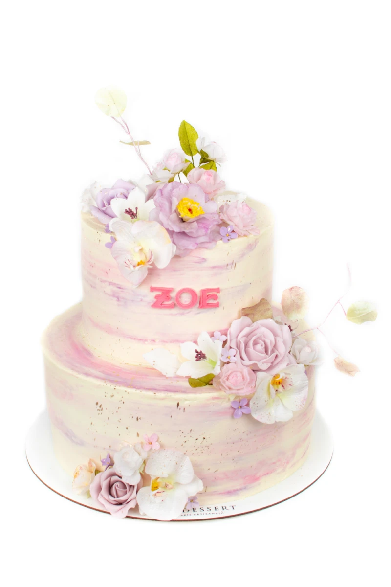 Tort cu Flori pentru Zoe